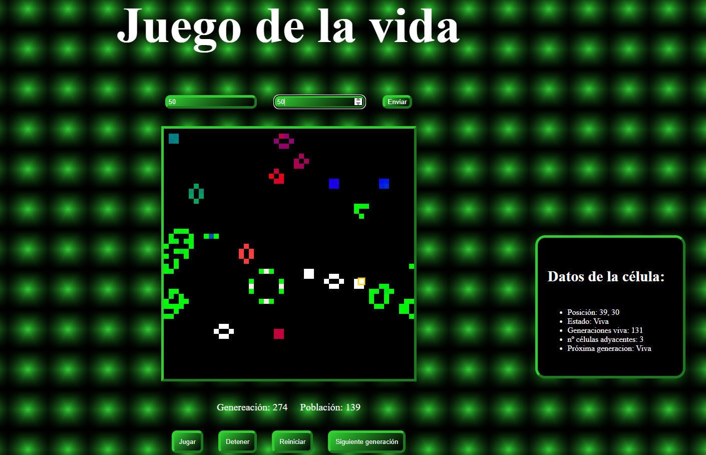 Screenshot 2 for Juego de la Vida