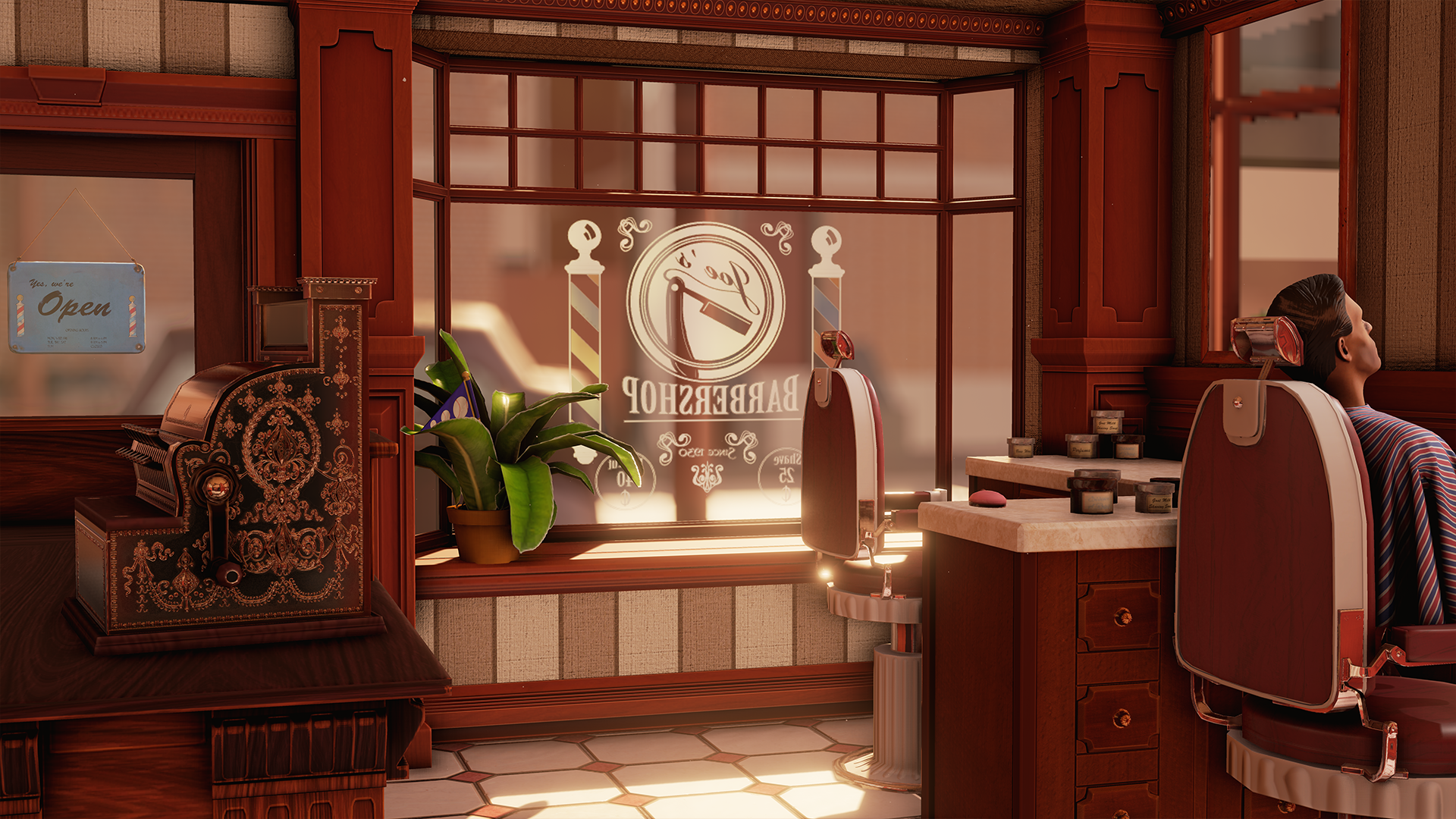 3d barber shop game