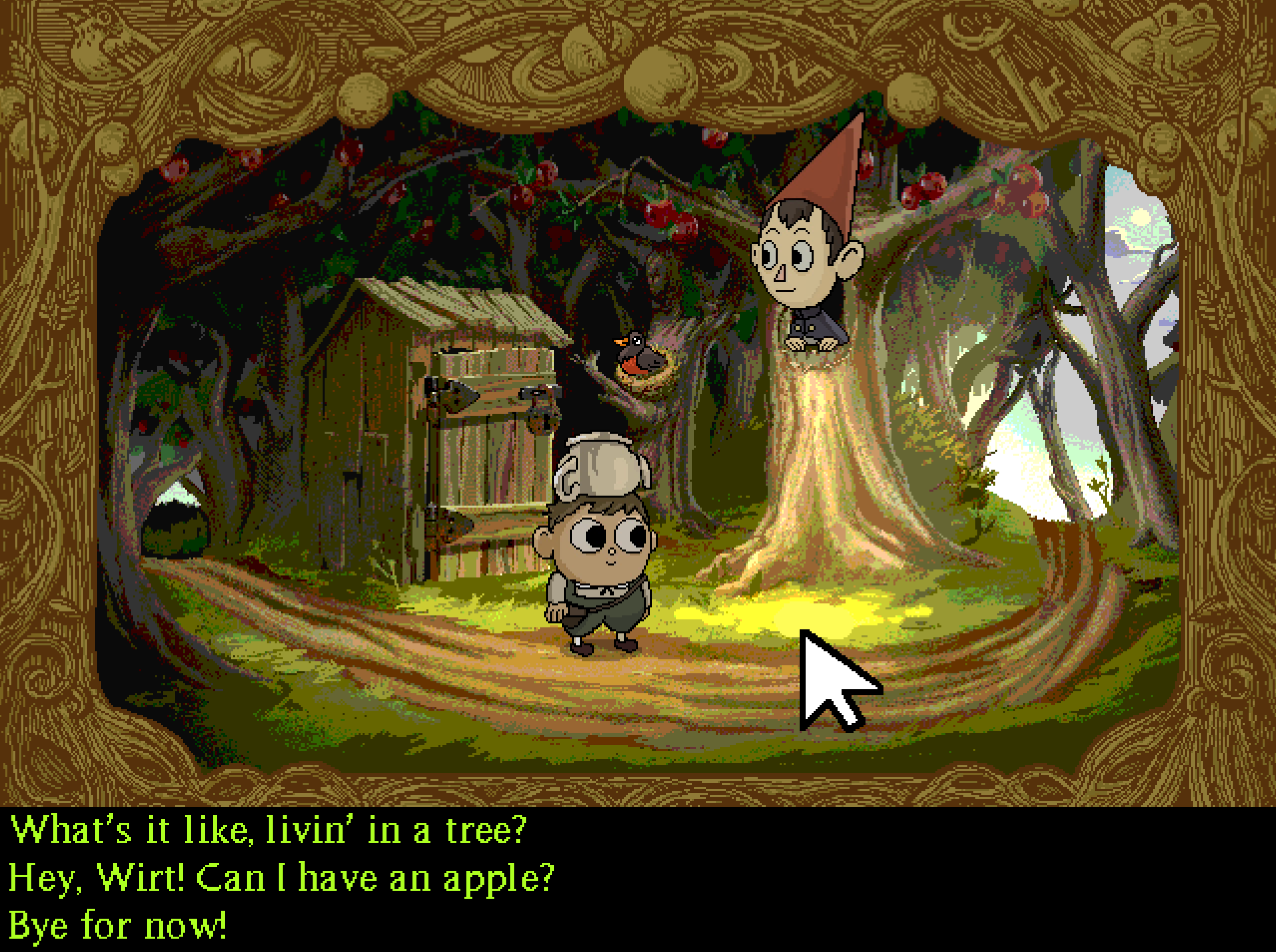 Screenshot 3 for The Round-about Orchard: A tiny Over the Garden Wall game