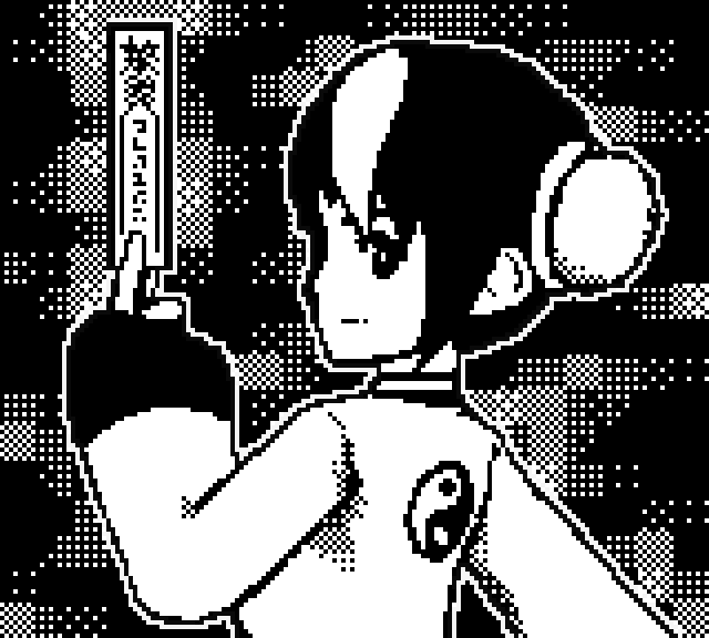 Screenshot 2 for [GB Pixelart Jam 2025] - Little Priestess's fulu spell