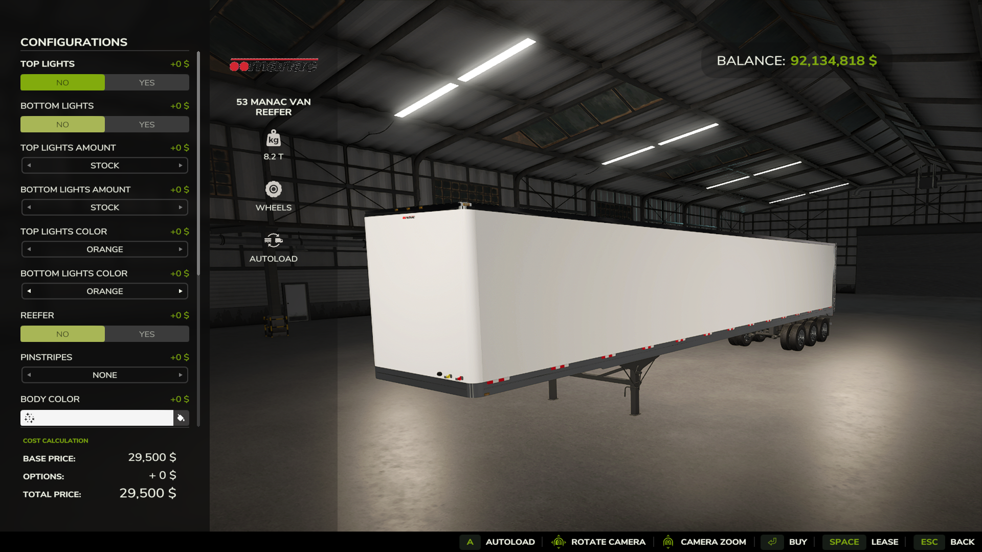 Screenshot 8 for Manac 53' Dry Van w Reefer
