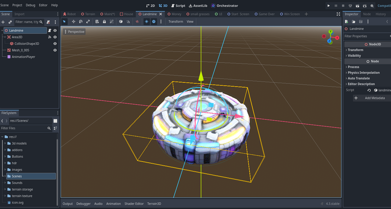 3d Open World Game Template for Godot 4.3 by Visual Coding Hub