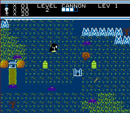 Screenshot 3 for Tower Defense 1990 - NES Homebrew