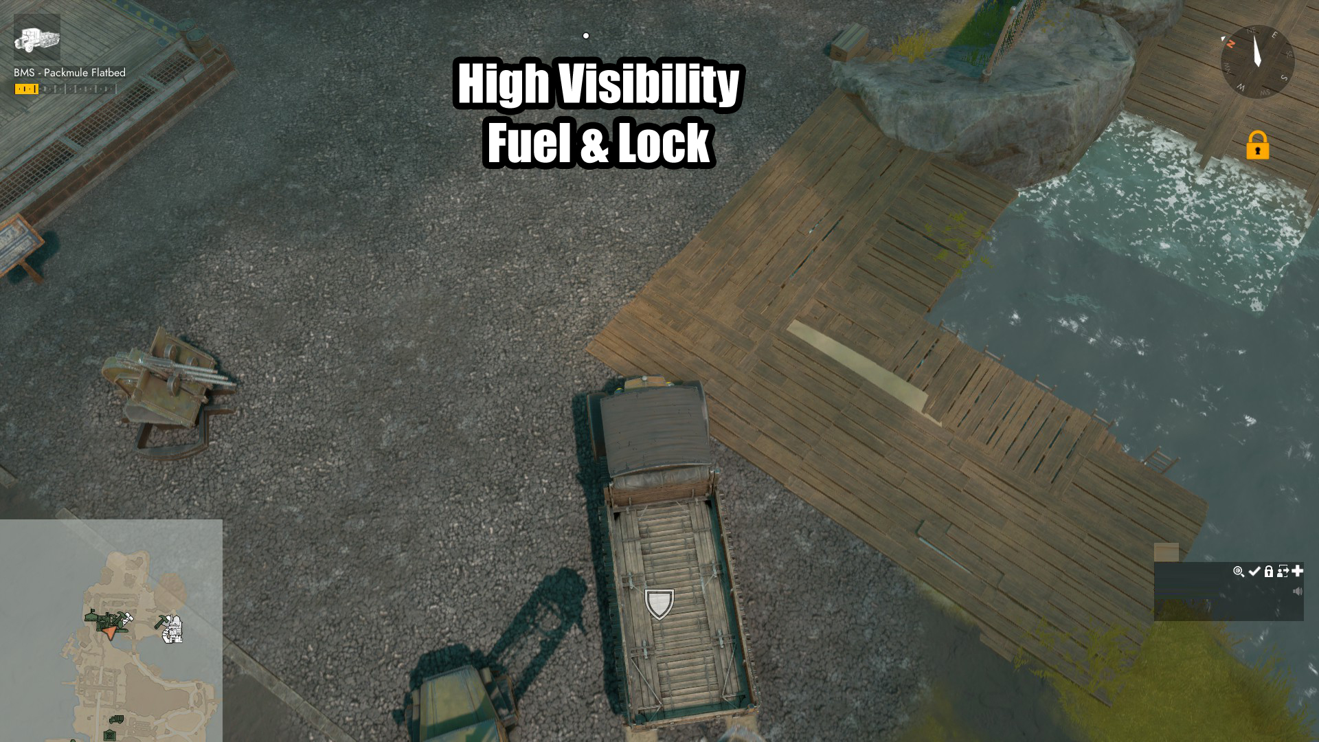 Screenshot 2 for Foxhole: High Visibility Fuel/Stamina, Progress, & Lock