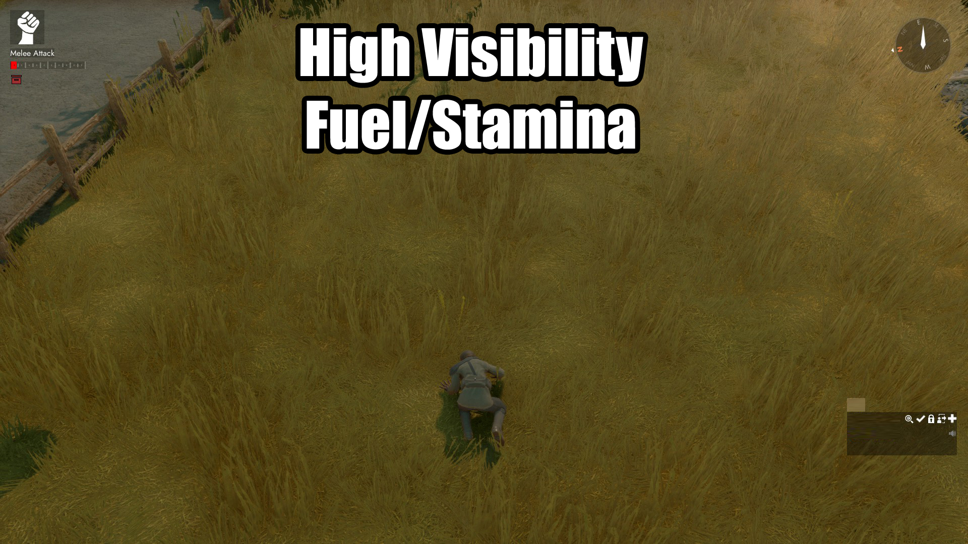 Screenshot 3 for Foxhole: High Visibility Fuel/Stamina, Progress, & Lock