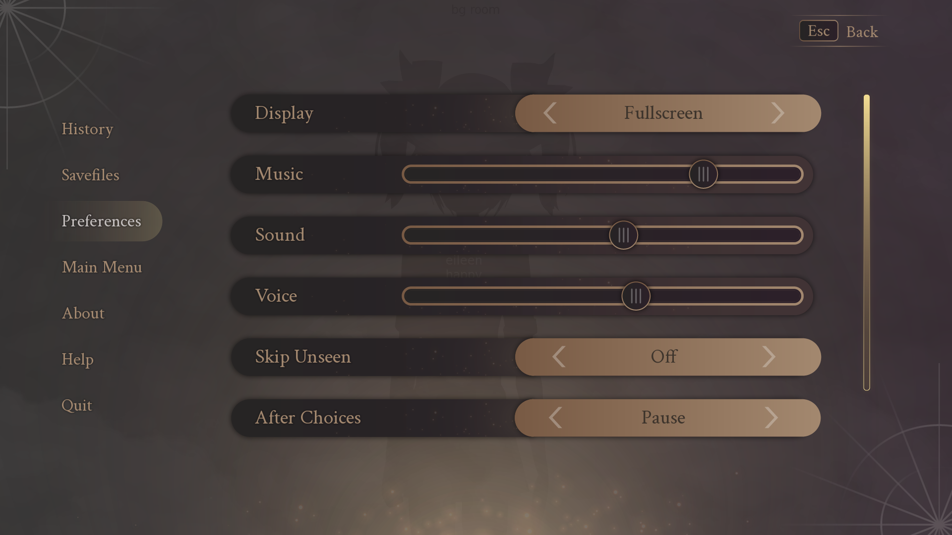 Fantasy Ren'py GUI template 2 by Skolaztika