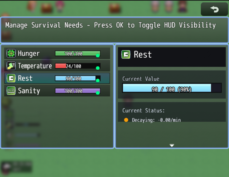 ED5 Survival Needs Plugin for RPG Maker MZ/MV by ChigooX