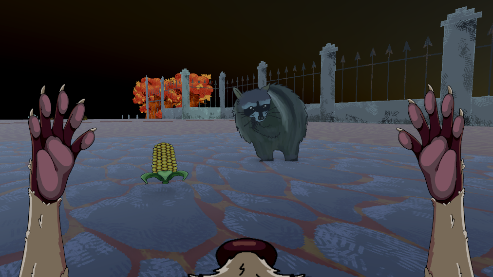 Screenshot 2 for Holy Raccoon Jesus Simulator