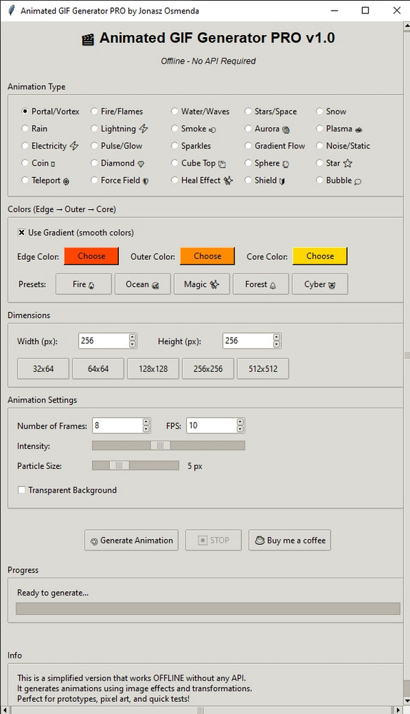 AI to GIF Animation Generator by Jonasz O.