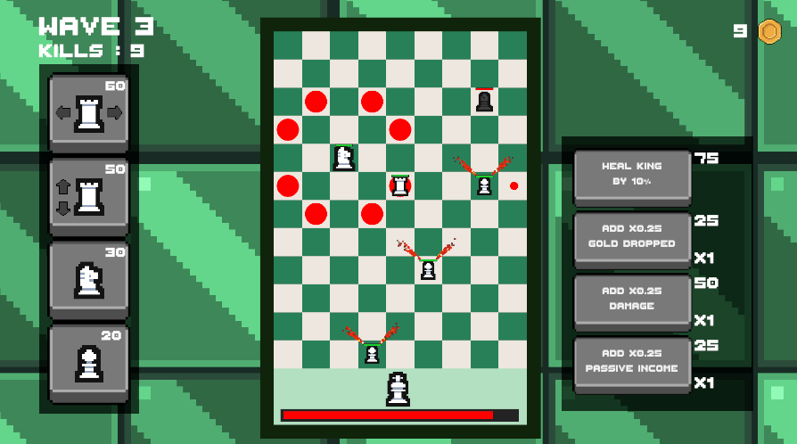 Screenshot 2 for Chess Defense (Game Jam)
