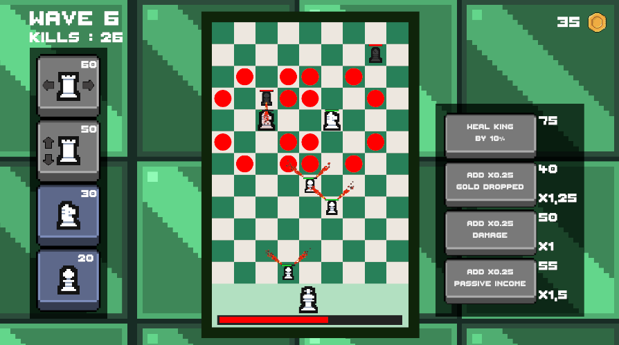 Screenshot 3 for Chess Defense (Game Jam)