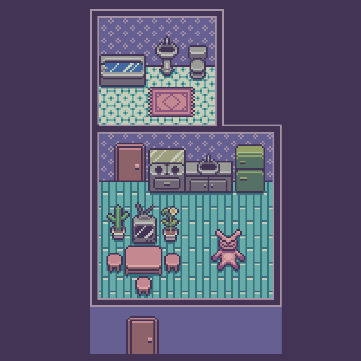 Cozy Home 32×32 — Pixel Art Interior Pack by Ktarsis