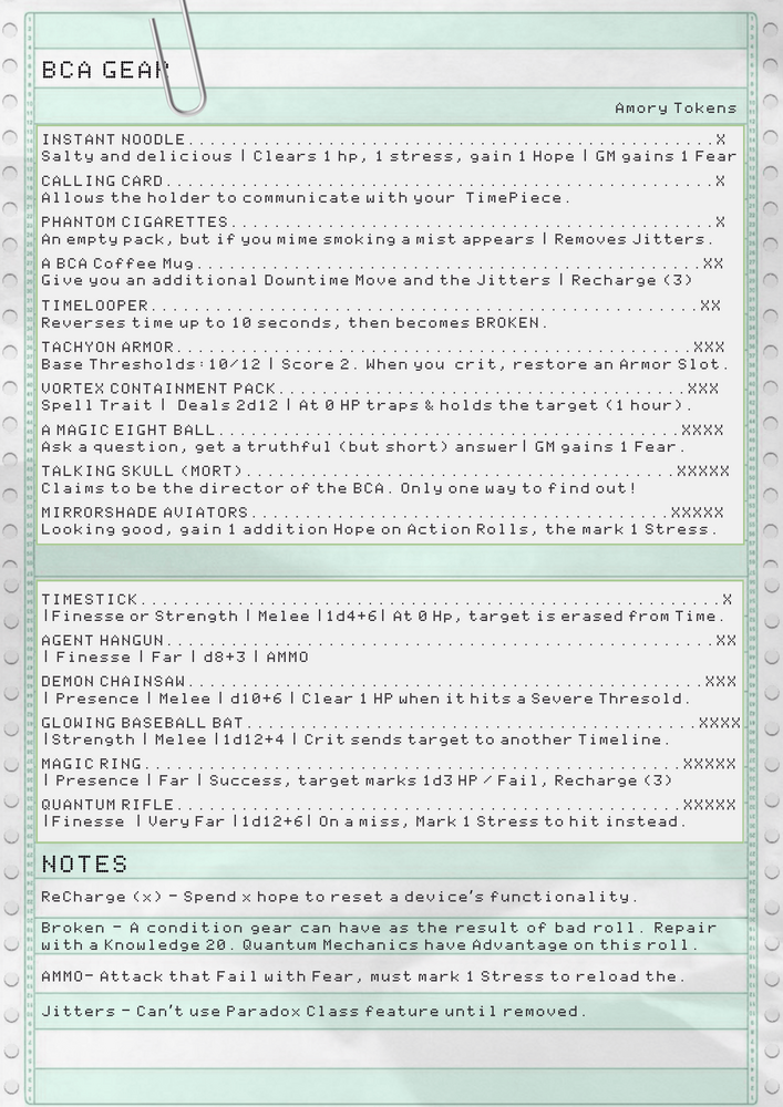 BCA: AGENT CLASS PACK by DNGNCLUB