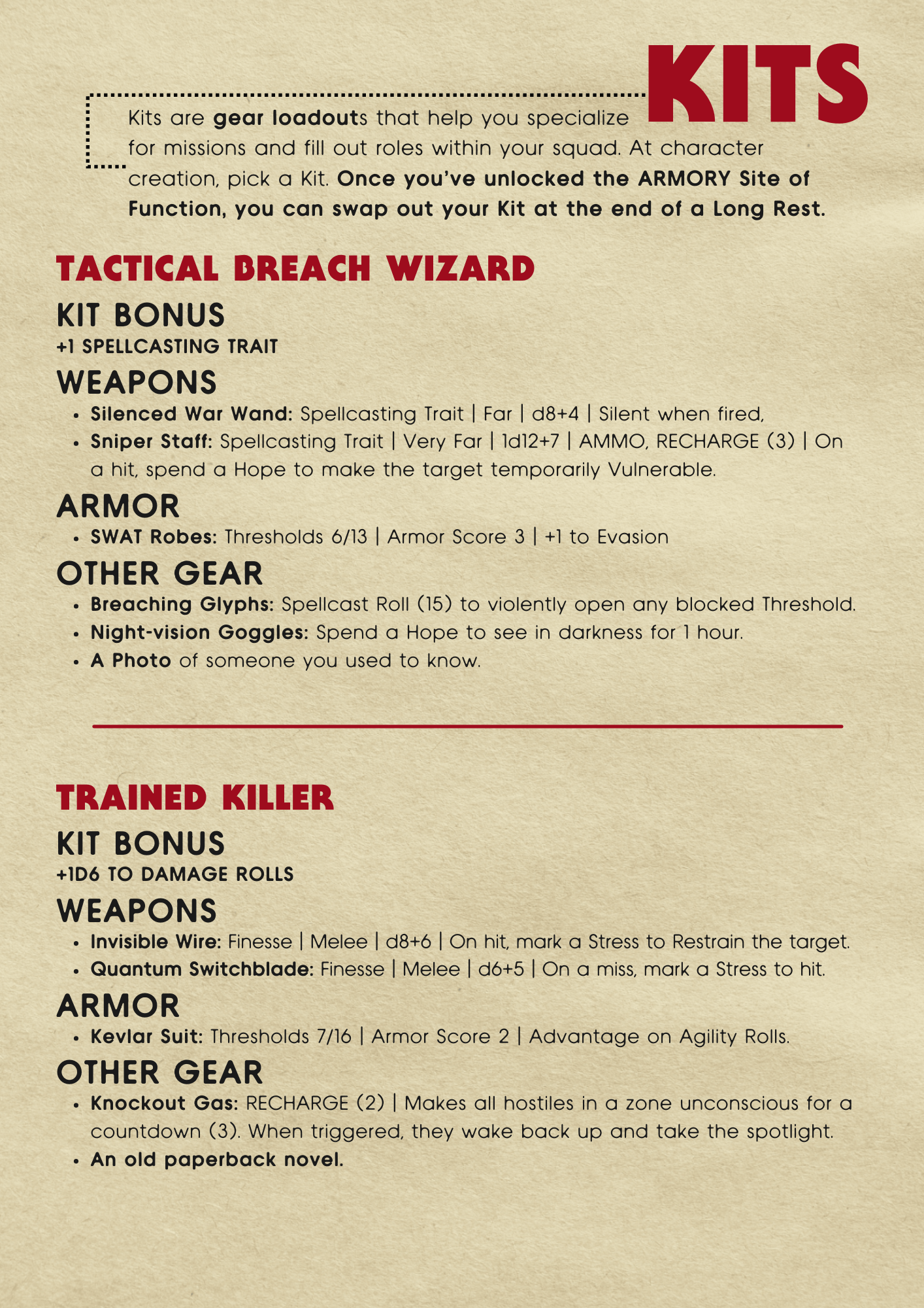 BCA: AGENT CLASS PACK by DNGNCLUB