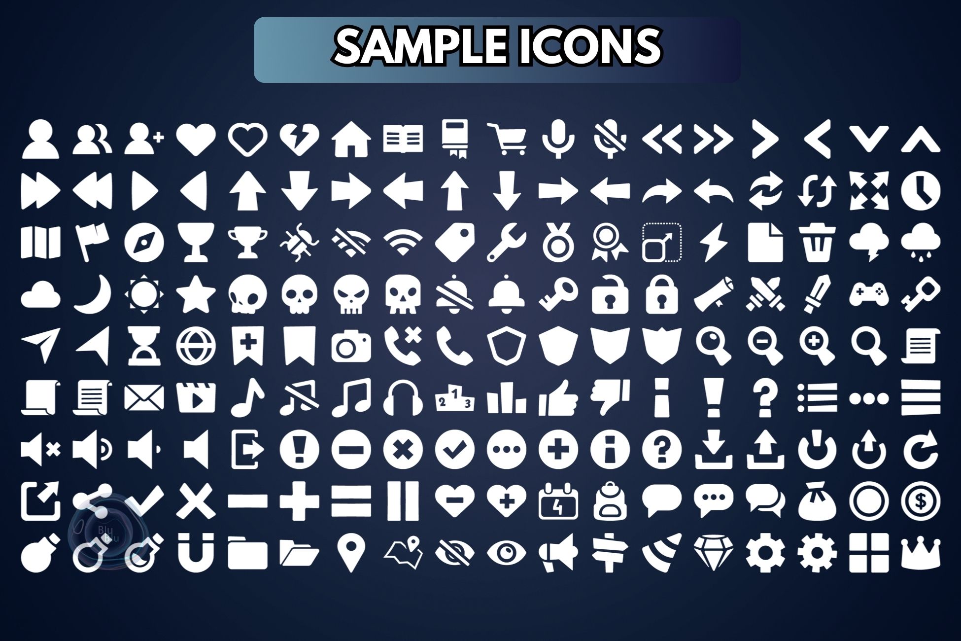 Dark Fantasy GUI + Icons Bundle + PSD GUI files + AI Icons files by ...