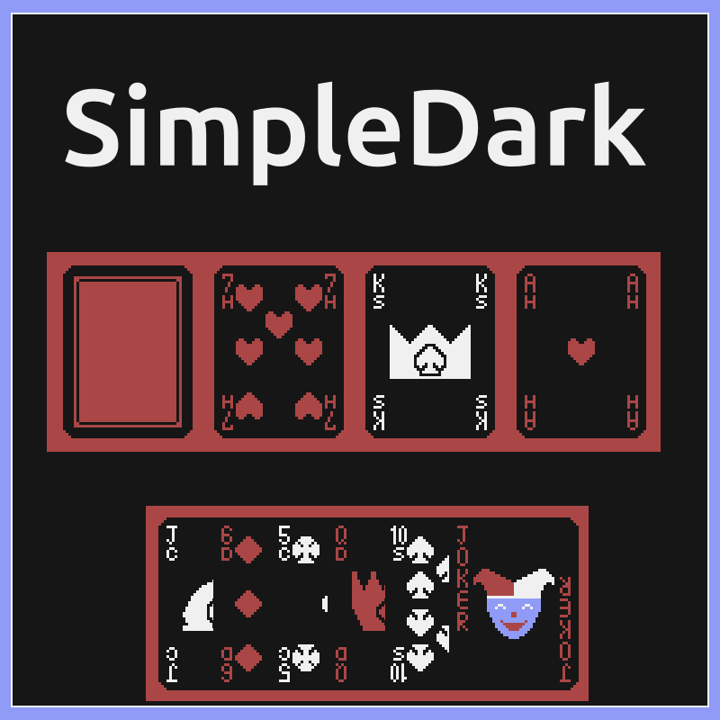 Pixel Playing Card Sets by Scoz