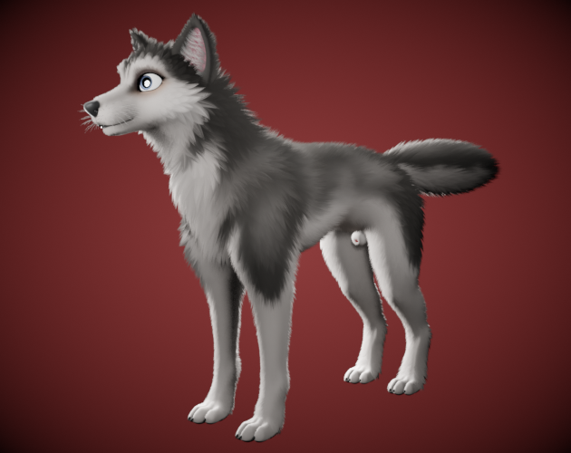 Screenshot 5 for Feral Wolves Blender Models by MaxNoWard