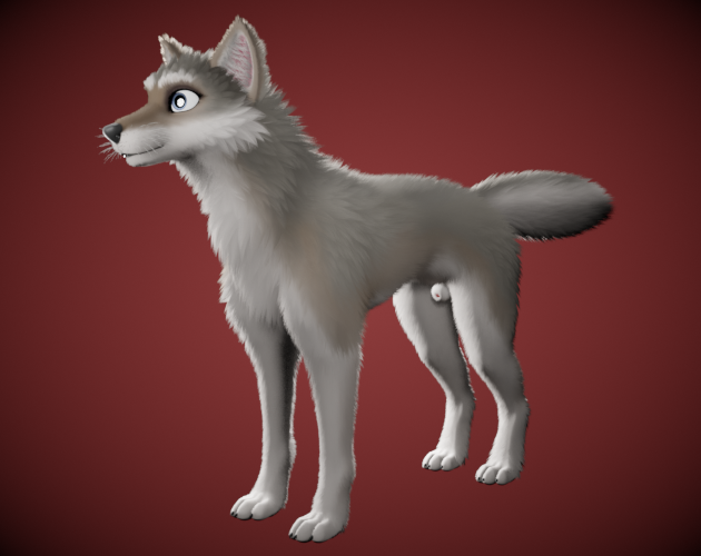 Screenshot 3 for Feral Wolves Blender Models by MaxNoWard