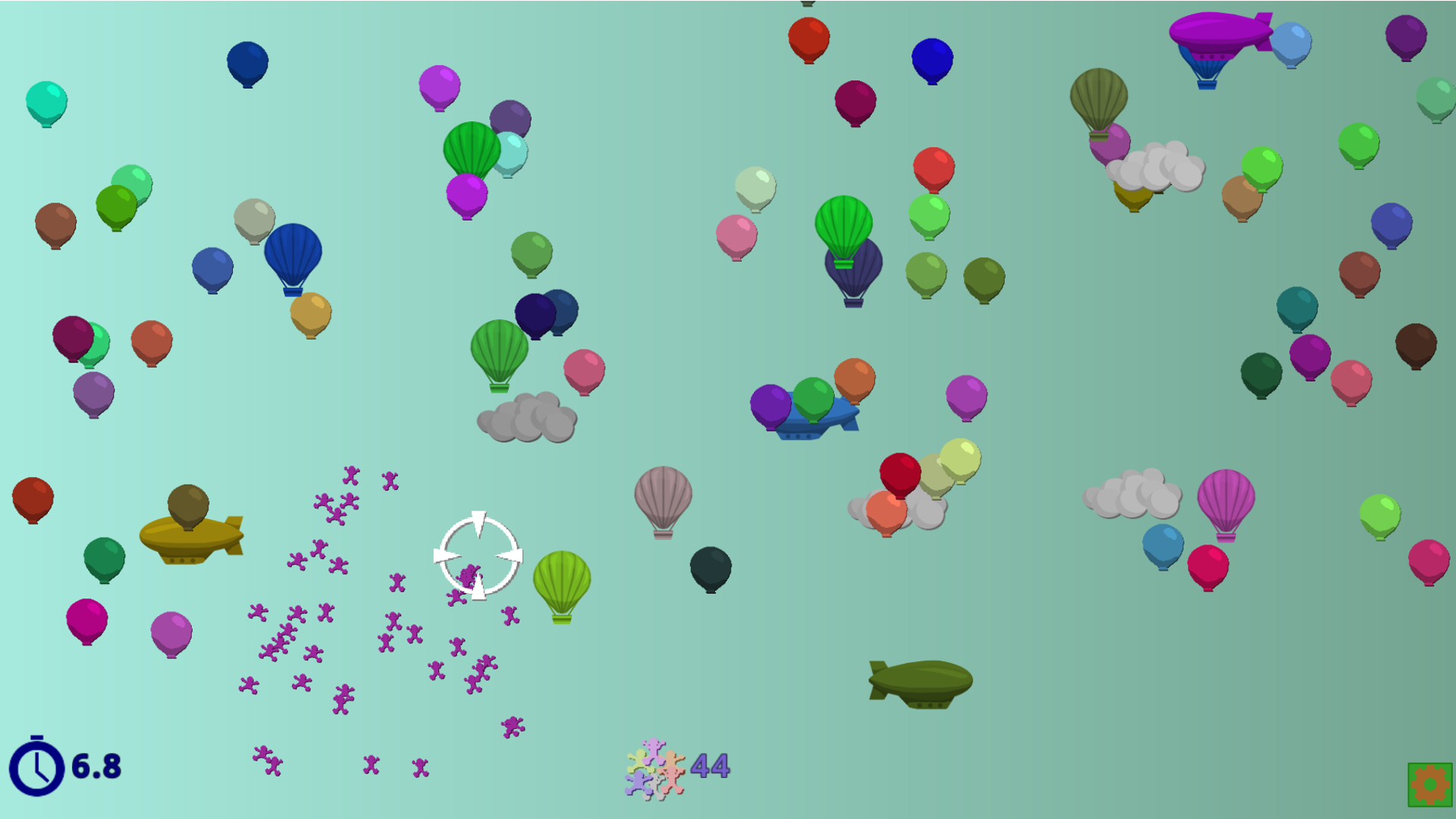 Screenshot 3 for Pop Balloons and Drop People
