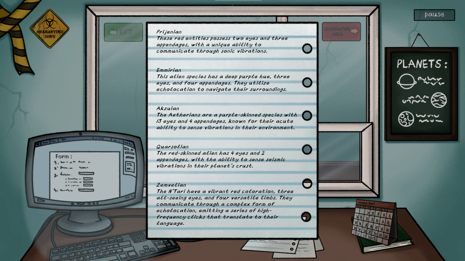 Screenshot 3 for QUARANTINE AREA