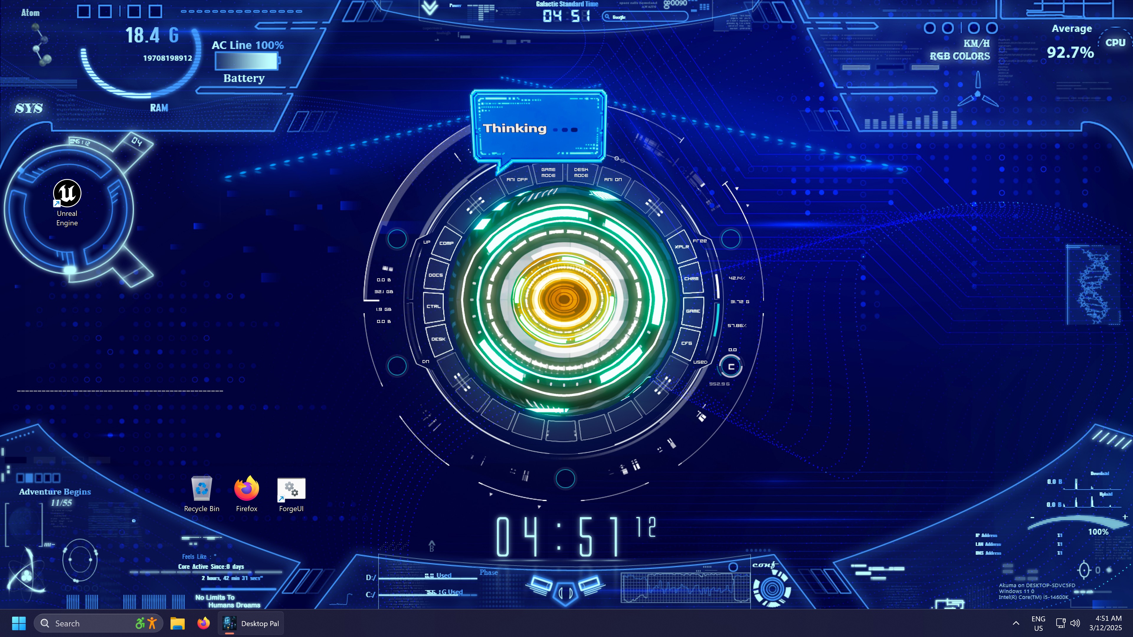 Screenshot 3 for Desktop Pal OS AI - Voiced Desktop Companions