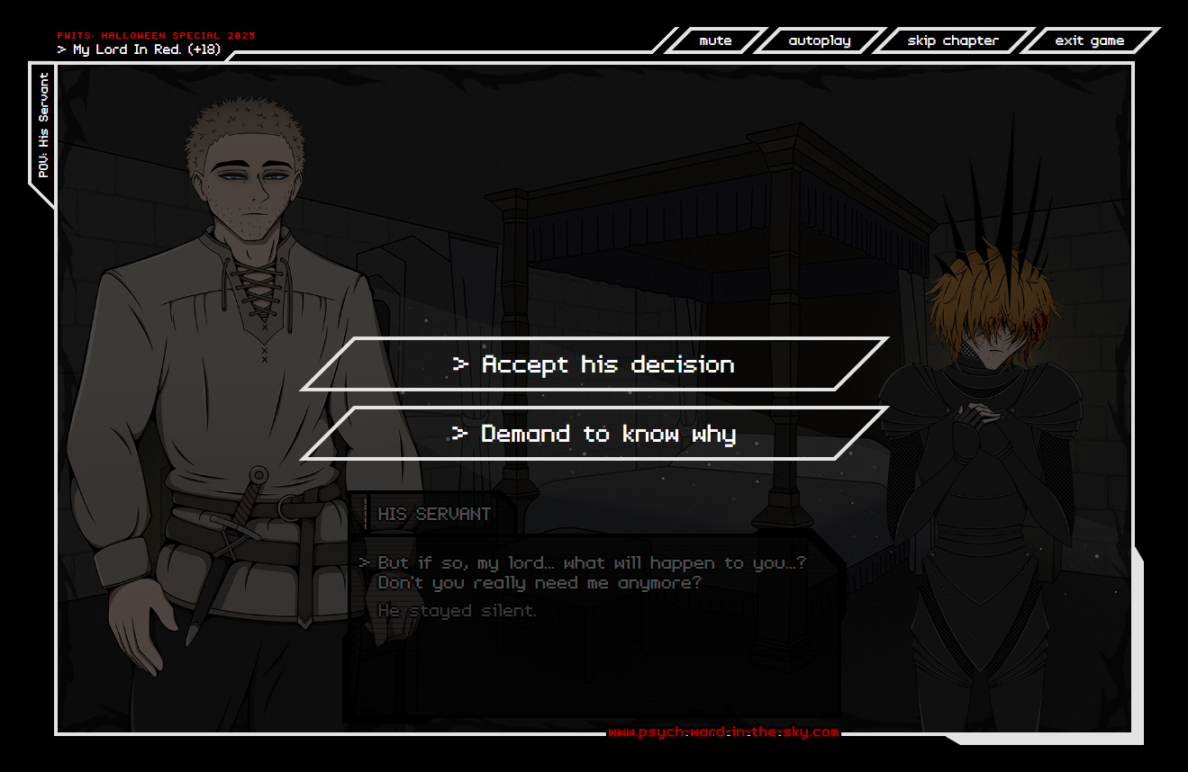 Screenshot 3 for My Lord In Red [PWITS AU] (+18 yaoi)