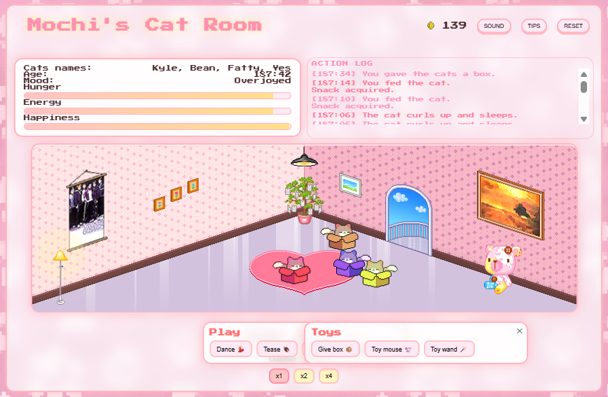 Screenshot 2 for Mochi's Cat Room