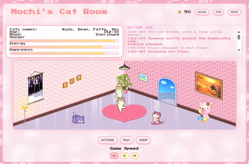 Screenshot 3 for Mochi's Cat Room