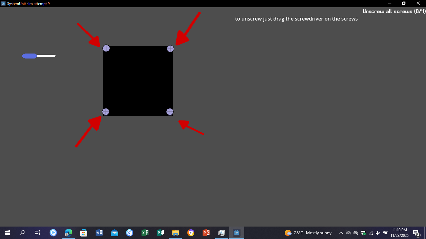 System Unit Simulator: A thesis project by NightOwlGames
