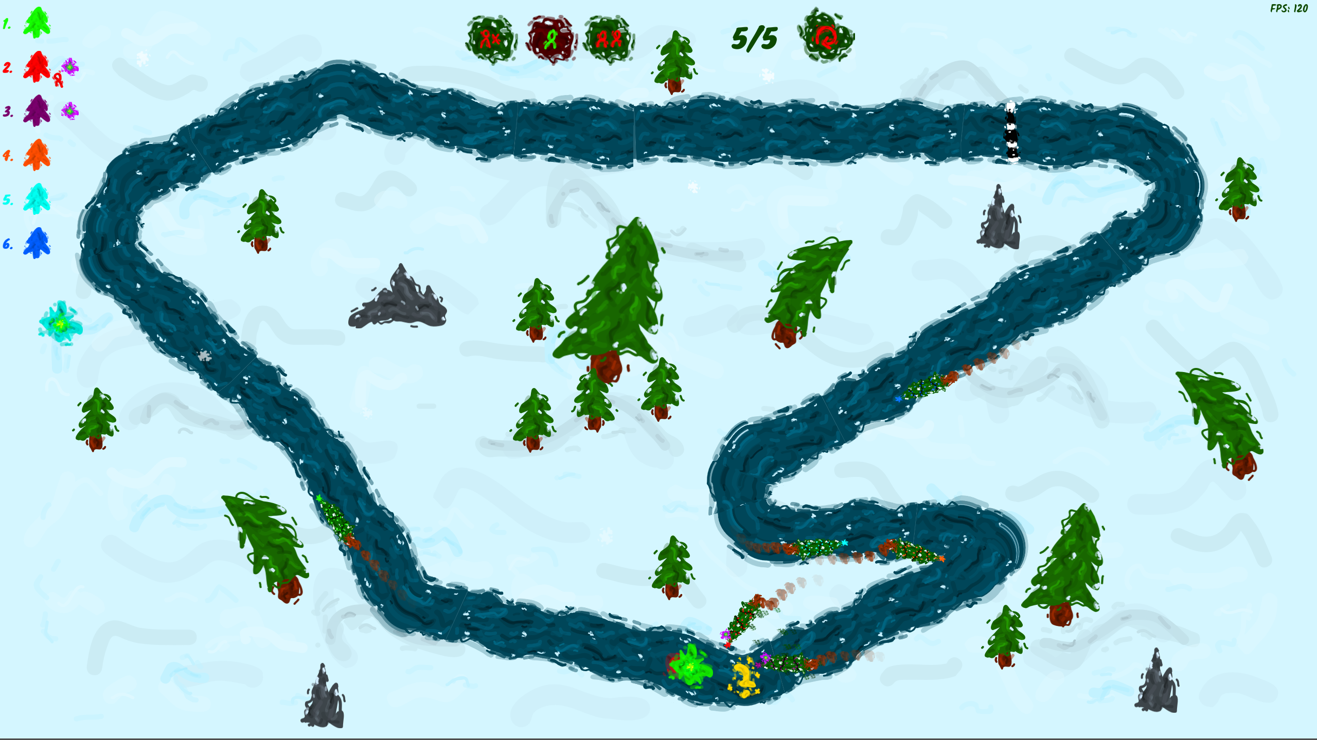 Slide Tree Race by Giratakel