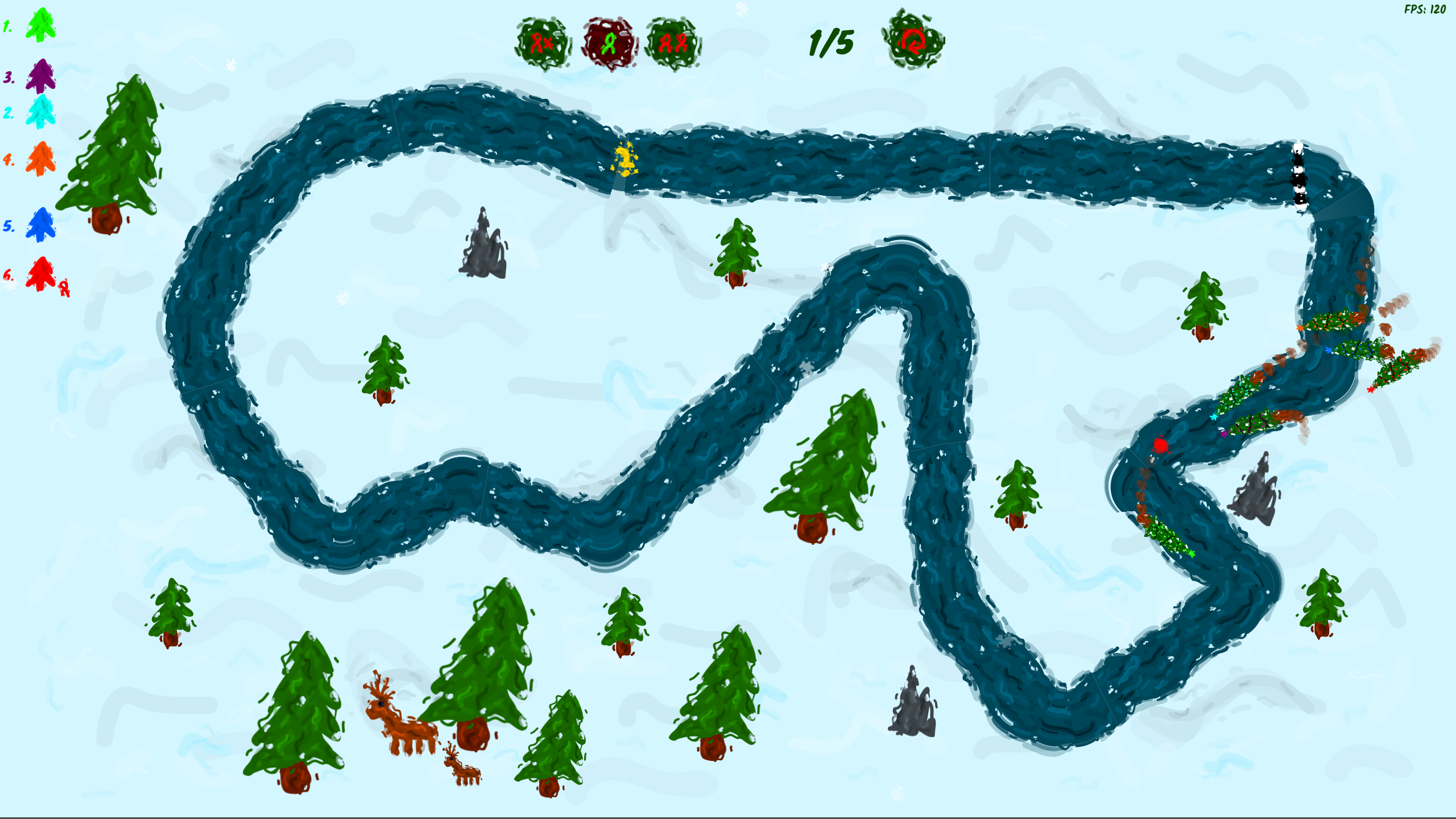 Slide Tree Race by Giratakel