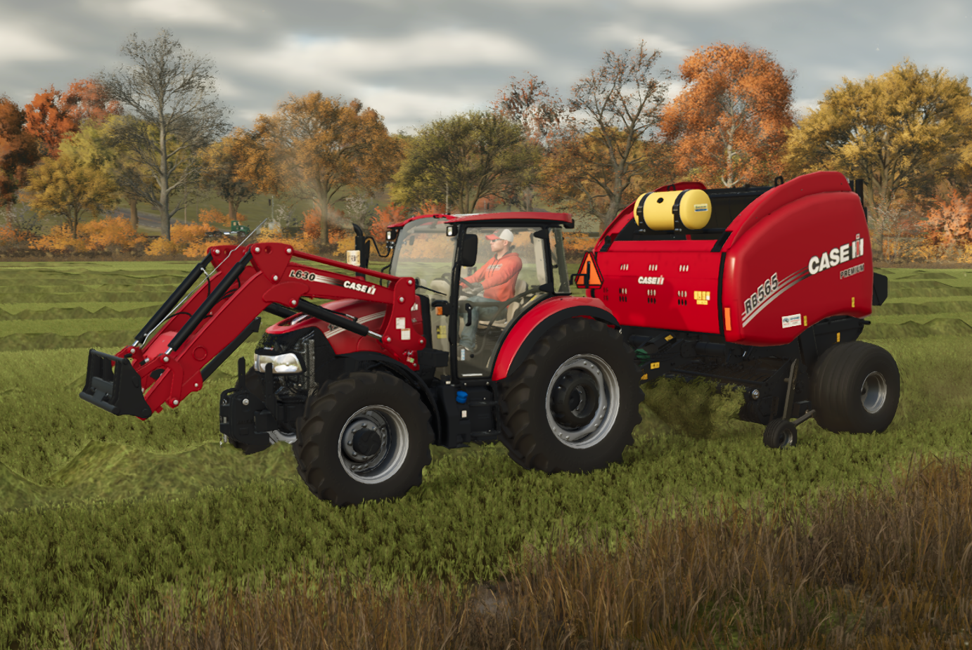 Screenshot 2 for FS25 New Holland/Case IH Roll-Belt Round Baler