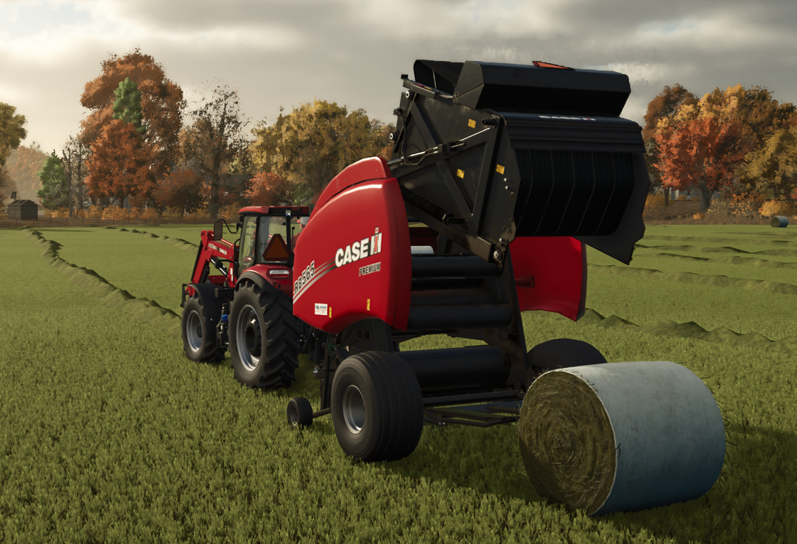 Screenshot 5 for FS25 New Holland/Case IH Roll-Belt Round Baler