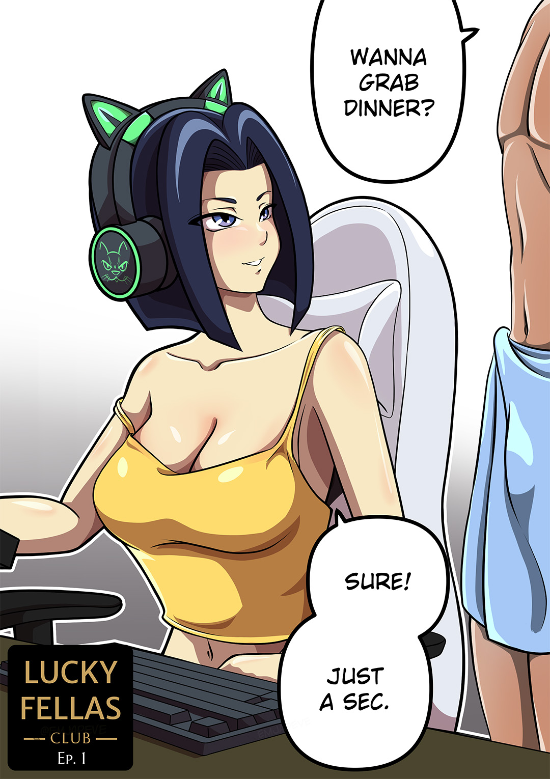 Screenshot 5 for La Gata - Pack + Lucky Fellas Club - Mini-Comic 01