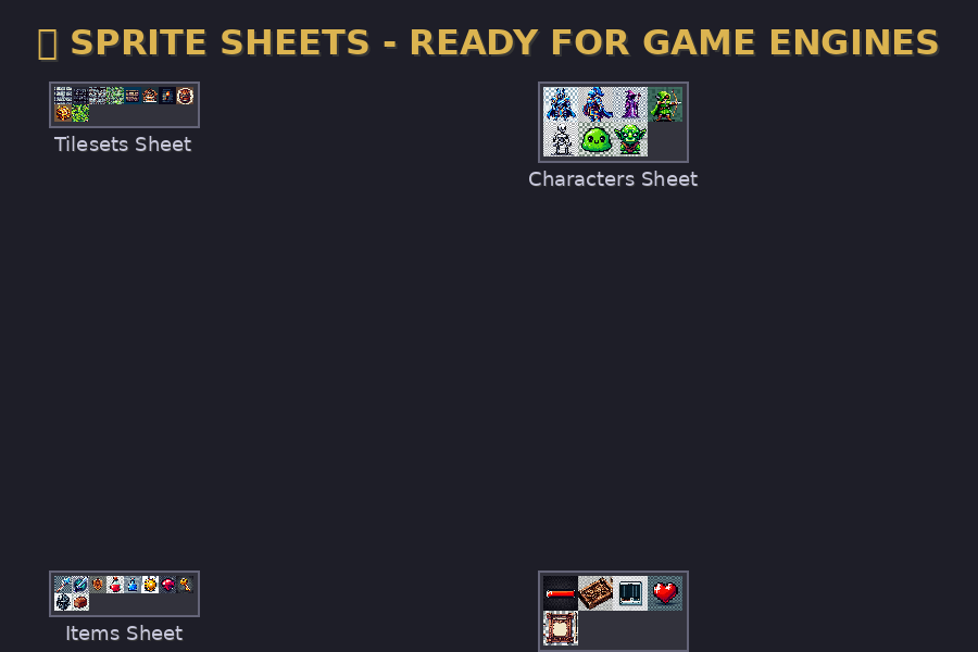 Fantasy RPG Pixel Art Pack - Dungeon Tileset & Character Sprites by ...