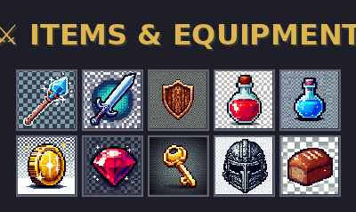 Fantasy RPG Pixel Art Pack - Dungeon Tileset & Character Sprites by ...
