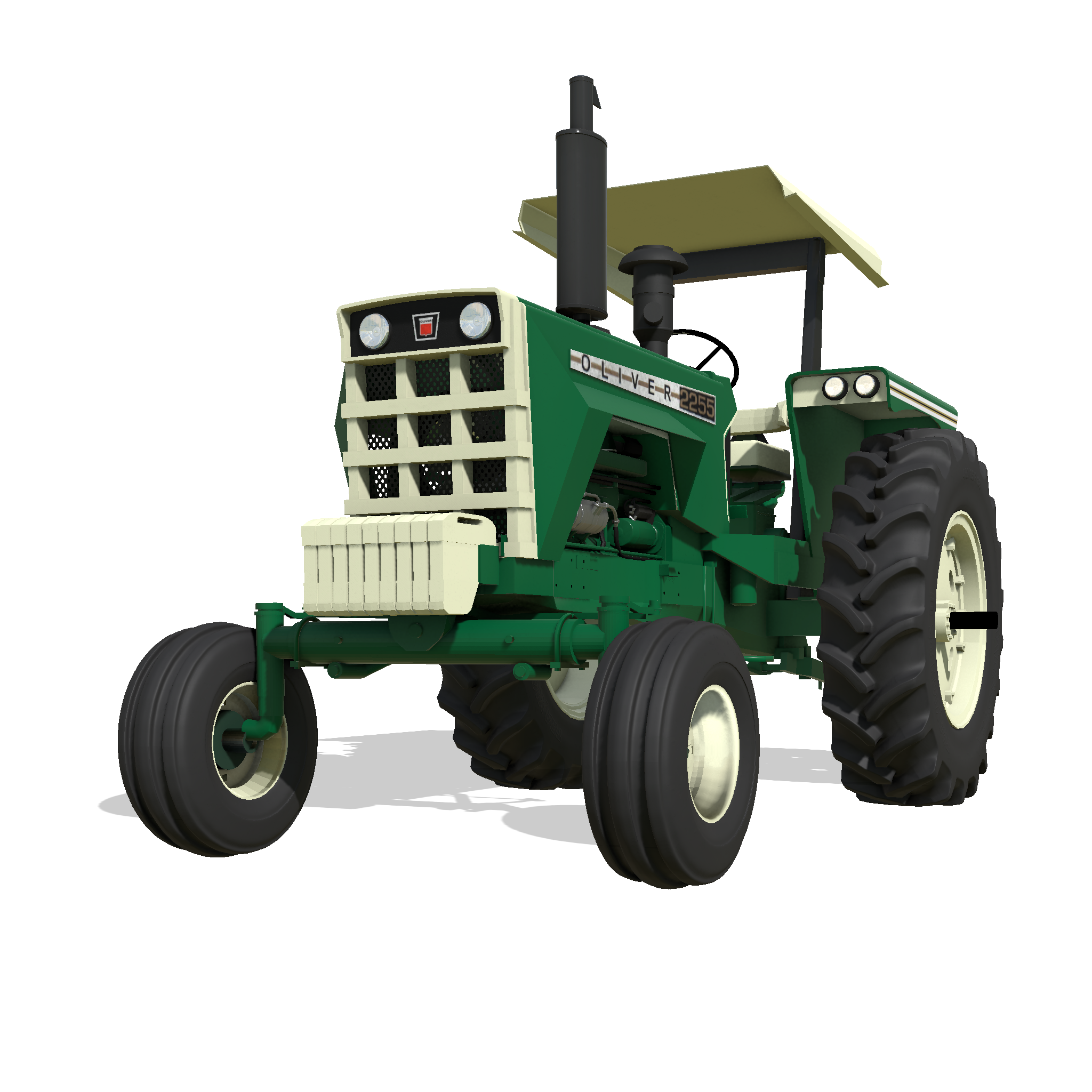Screenshot 2 for FS25_Oliver_2255_Pack_2wd&FWA