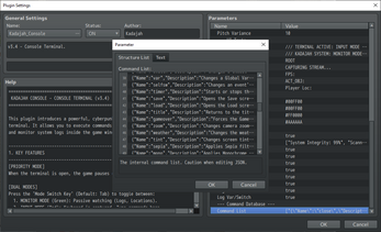 Kadajah's Console Terminal for RPG Maker MZ by Kadajah
