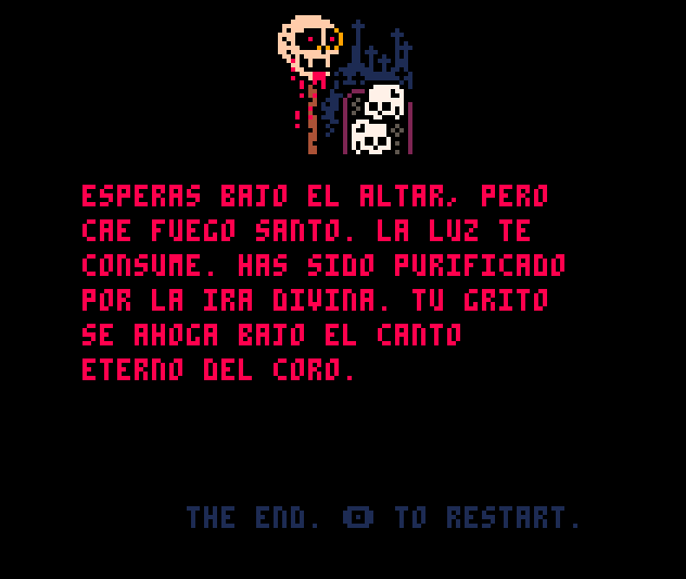 Screenshot 7 for Blood of Dracula (Pico-8 Choice Adventure)