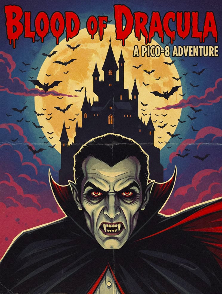 Screenshot 2 for Blood of Dracula (Pico-8 Choice Adventure)