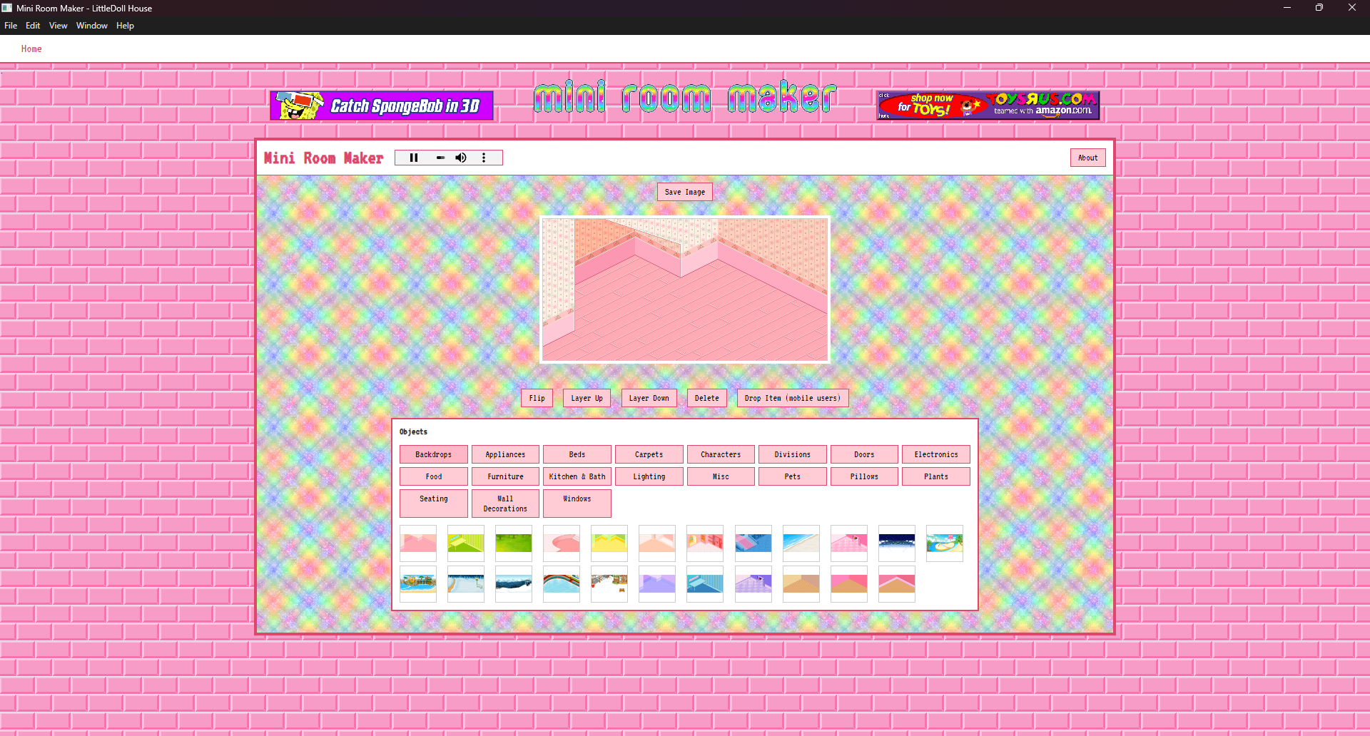 Screenshot 4 for Mini Room Maker - 2005 Revival