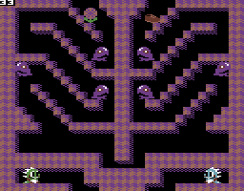 Bubble Bobble: Lost Cave C64 screenshot 5