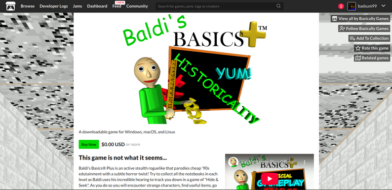 Baldi's Basics (PLUS) by badsum99