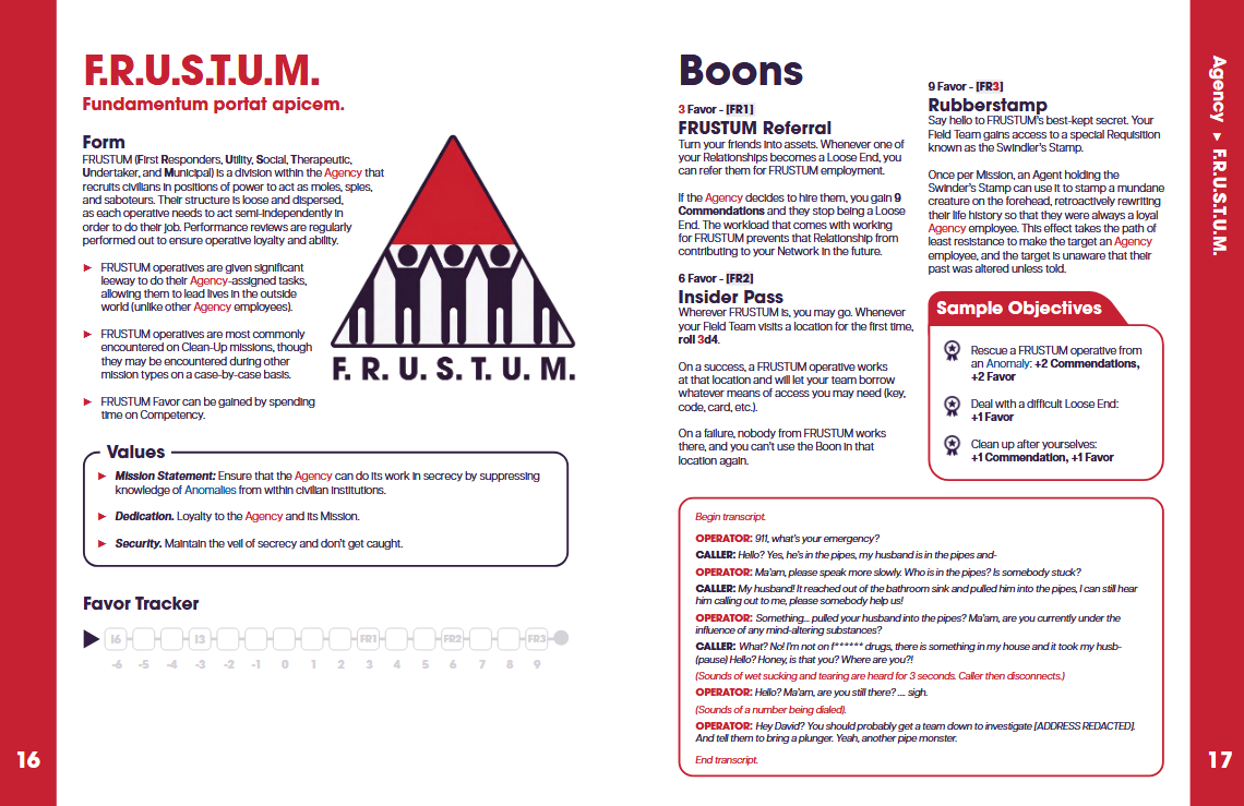 Screenshot 4 for Triangle Agency: The Faction Framework
