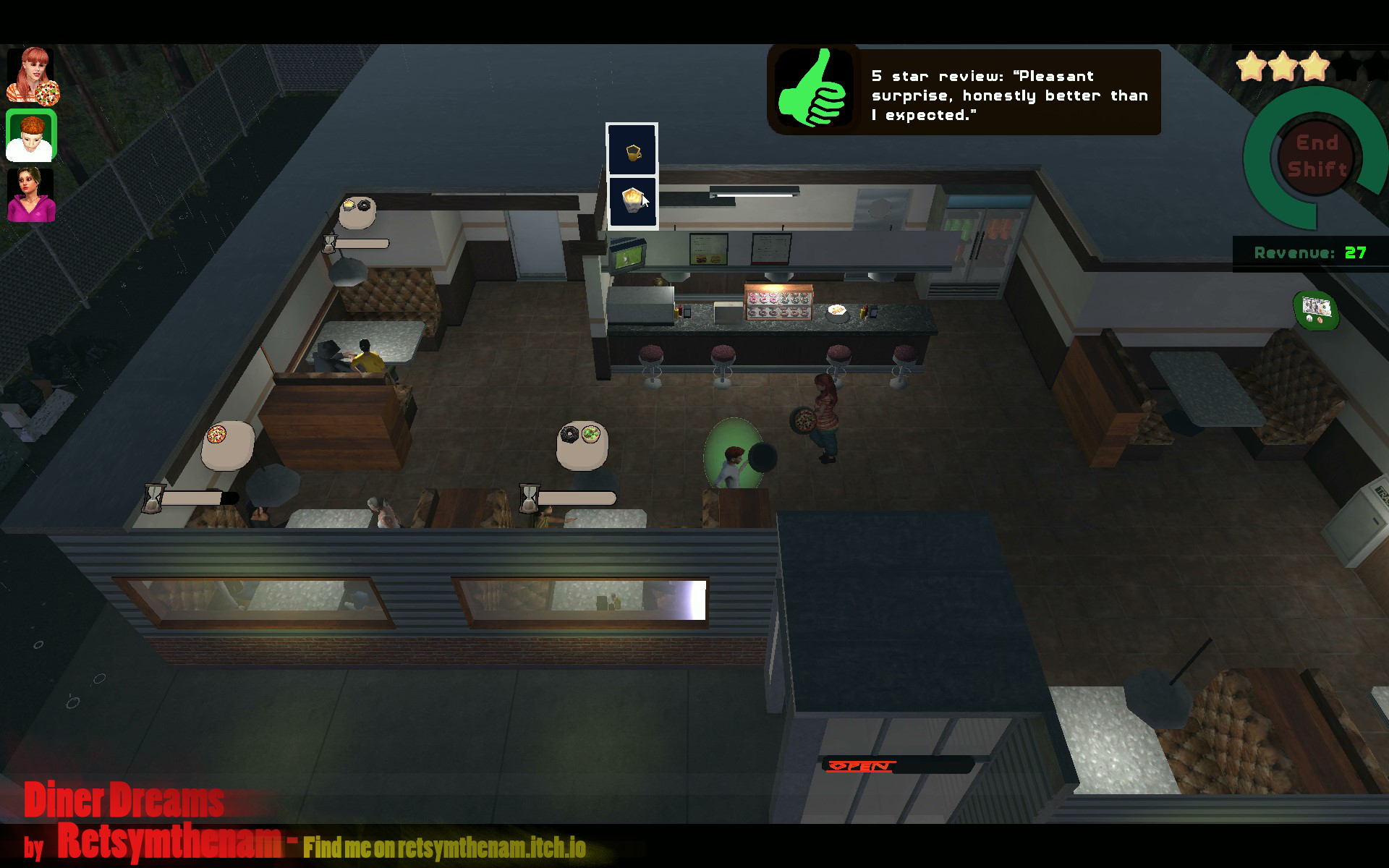 Diner Dreams Free screenshot 1