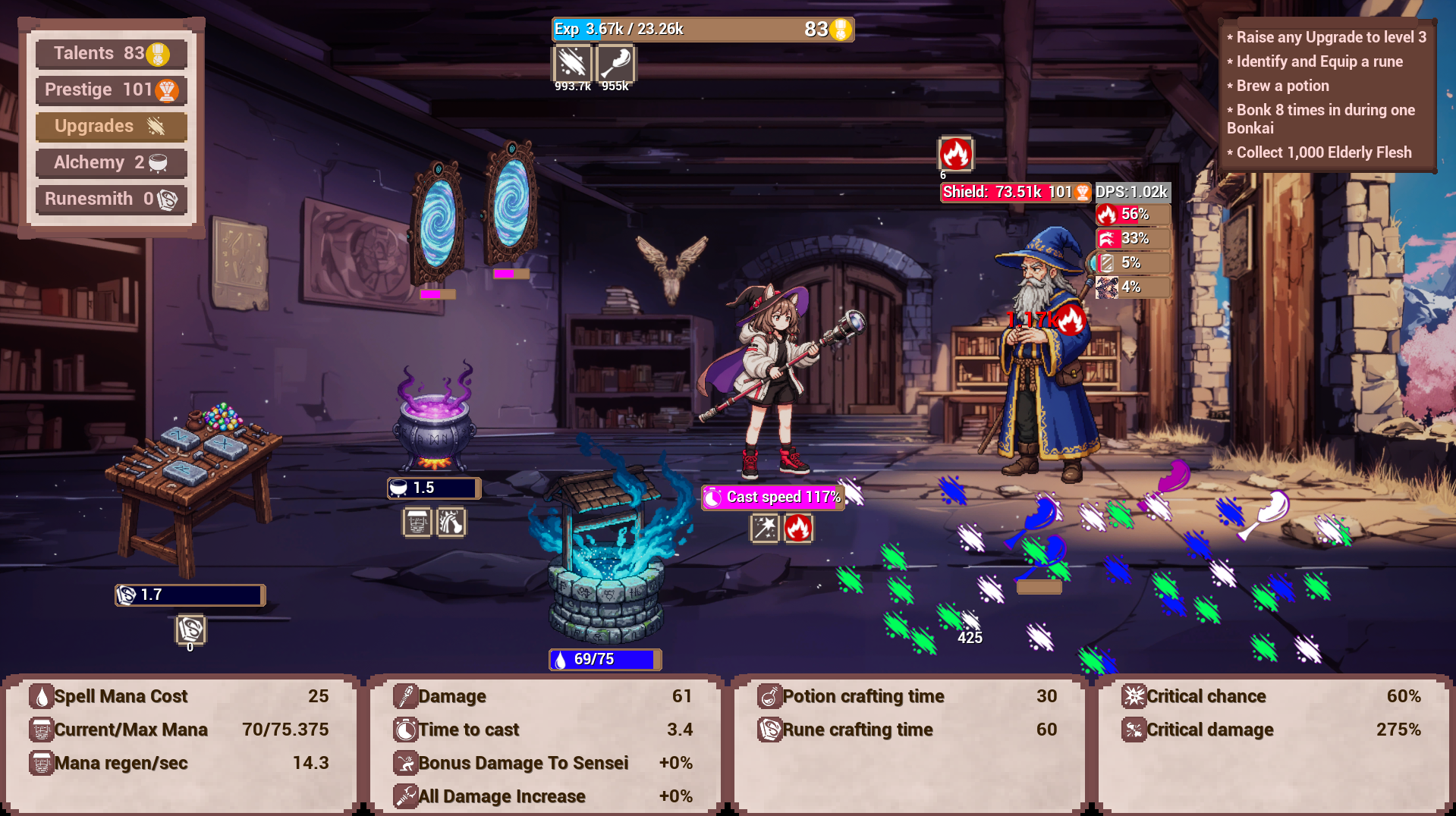 Screenshot 3 for Lofi Magical Girl - Incremental
