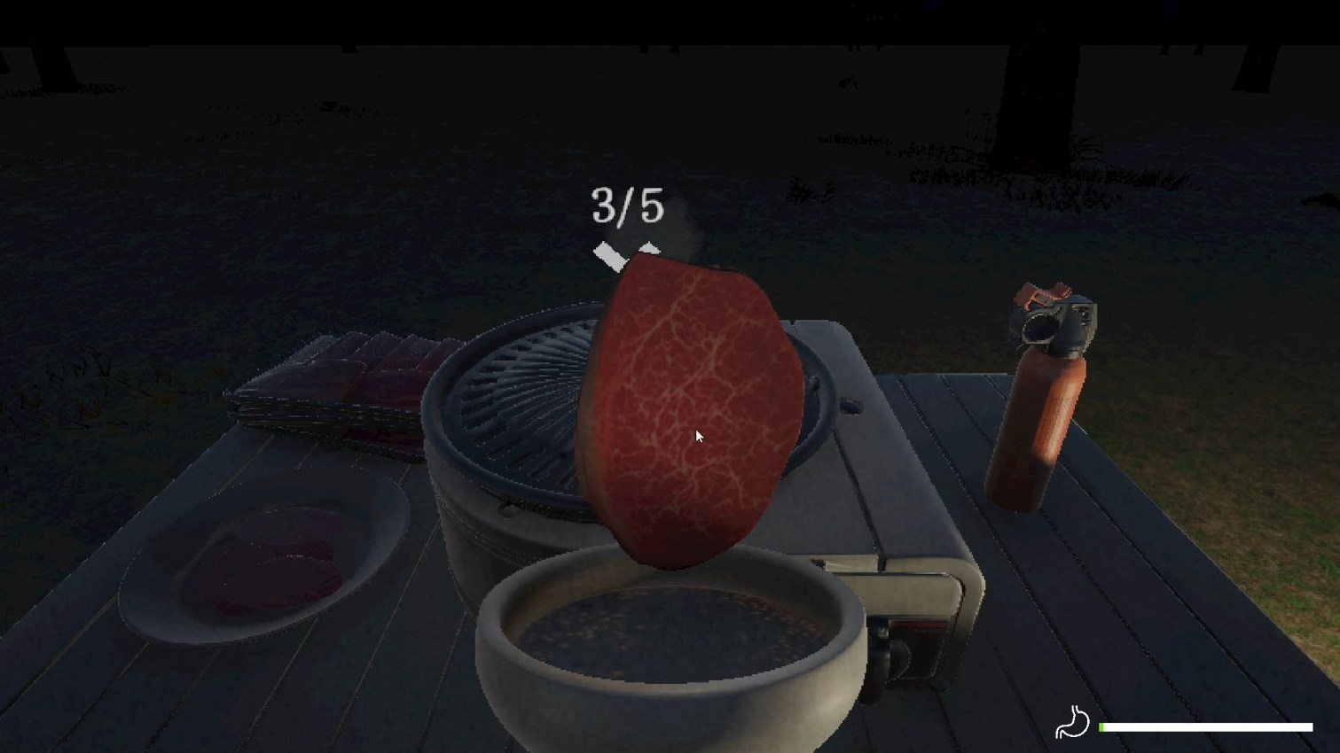 Screenshot 3 for Midnight Yakiniku at Campsite
