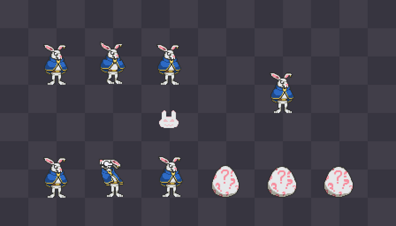 2D Pixel Art Mad Rabbit Boss Sprites by Elthen's Pixel Art Shop