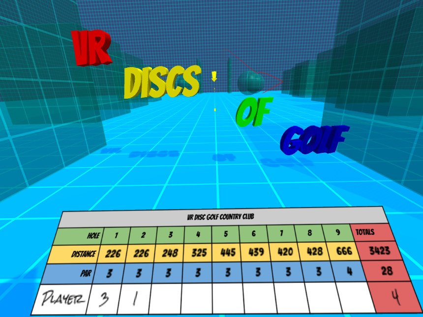 VR Discs Of Golf