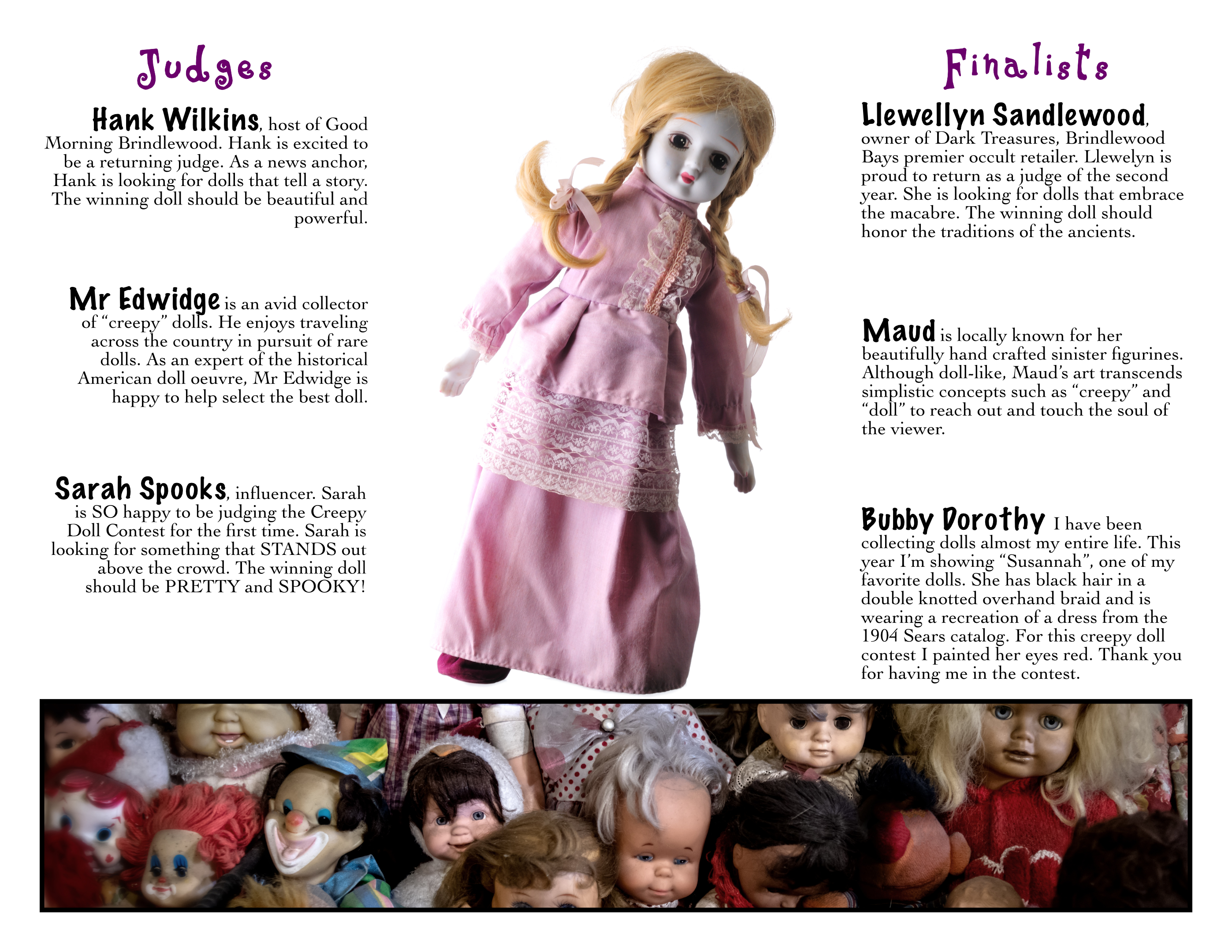 Screenshot 3 for The Brindlewood Historical Bay Society presents the Sixth Annual Creepy Doll Contest